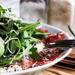 Beef carpaccio