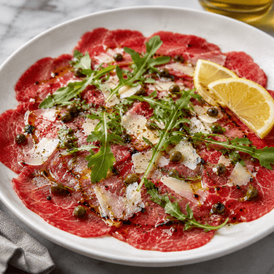 Beef carpaccio